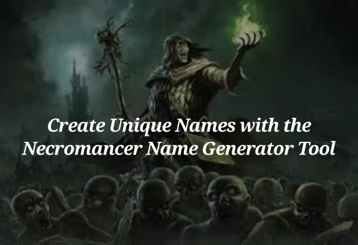 Necromancer Name Generator