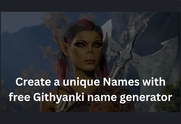 Githyanki Name Generator - Create Unique Names