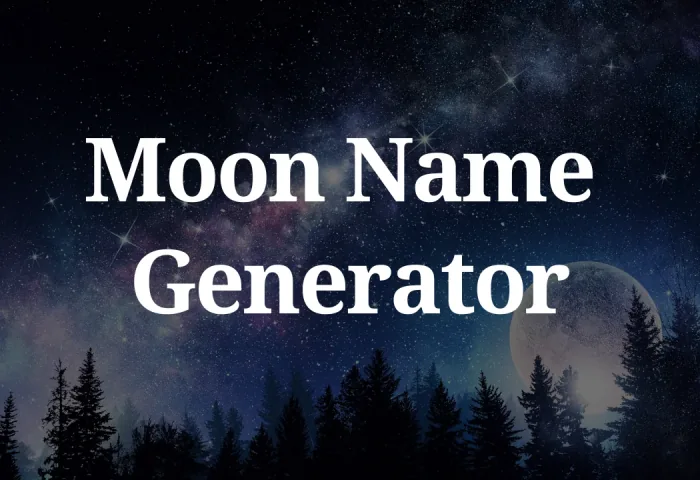 Moon Name Generator - Create Unique Celestial Names