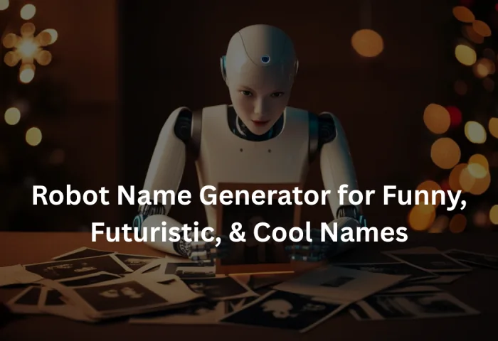 Robot Name Generator - Funny and Futuristic Names